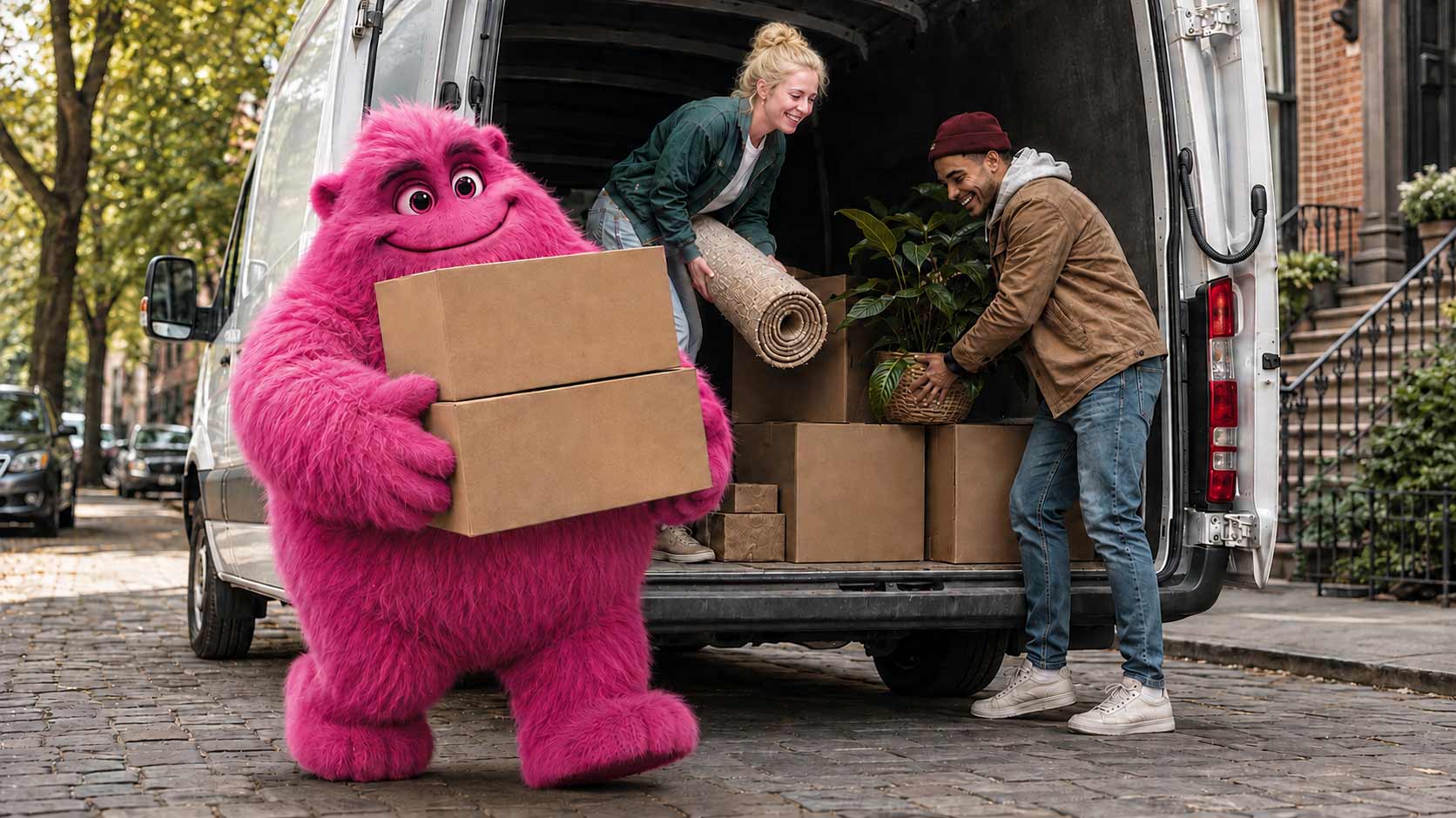 Maskottchen Arnie packt an | Gewinnspiel Autovermietung Arndt